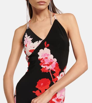 Floral jersey gown | Norma Kamali
