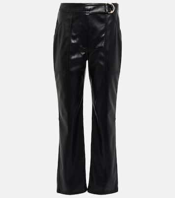 Pantalon Baxter à taille-haute en cuir synthétique | Simkhai