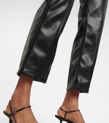 Pantalon Baxter à taille-haute en cuir synthétique | Simkhai