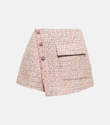 High-Rise Shorts aus Tweed | Self-Portrait