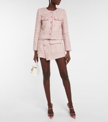 High-Rise Shorts aus Tweed | Self-Portrait