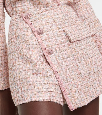 High-Rise Shorts aus Tweed | Self-Portrait