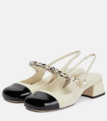 Escarpins en cuir verni | Miu Miu