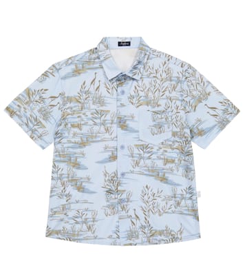 Camisa de algodón estampada | Il Gufo