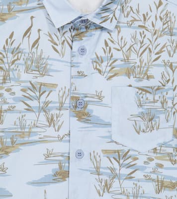 Camisa de algodón estampada | Il Gufo