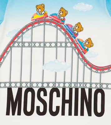 T-shirt in cotone con stampa | Moschino Kids