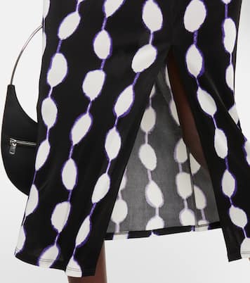 Garcel printed jersey midi skirt | Diane von Furstenberg