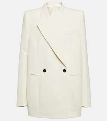 Veste de smoking Malek rayée en coton | Khaite