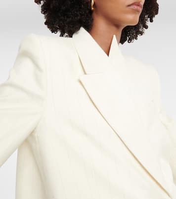 Veste de smoking Malek rayée en coton | Khaite