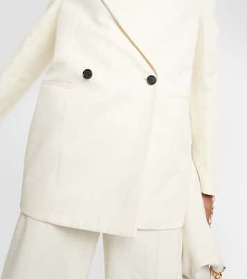 Veste de smoking Malek rayée en coton | Khaite