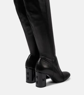 Botas mosqueteras Damier de piel | Max Mara