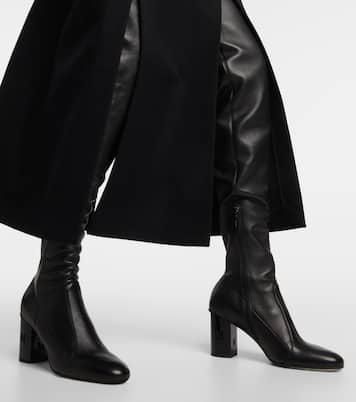 Botas mosqueteras Damier de piel | Max Mara
