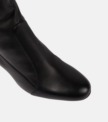 Botas mosqueteras Damier de piel | Max Mara
