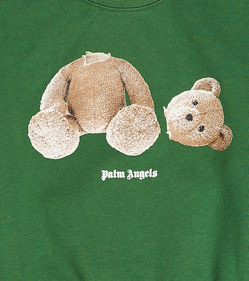 Felpa in jersey di cotone con stampa | Palm Angels Kids