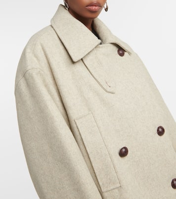 Abrigo Fabiola de lana oversized | Isabel Marant