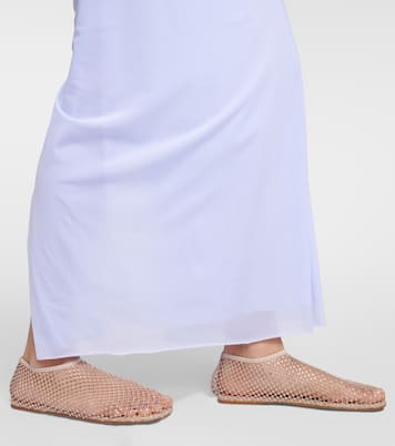 Slippers Minette con cristalli | Christopher Esber