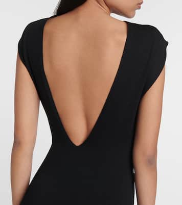 Vestido midi de lana virgen | Jil Sander