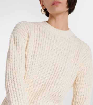 Pullover in maglia di seta a coste | Loro Piana