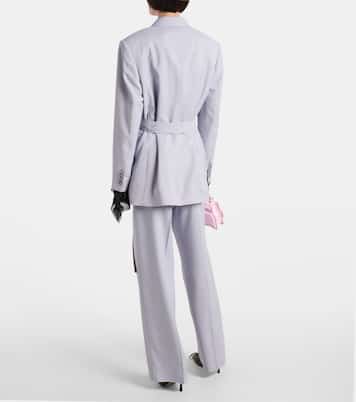 Blazer in misto lana con cintura | Acne Studios