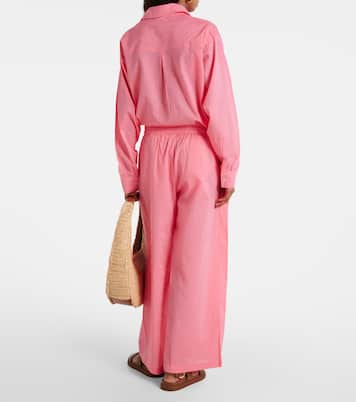 Pantaloni Mika in cotone a gamba larga | Jade Swim