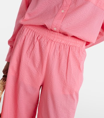Pantaloni Mika in cotone a gamba larga | Jade Swim