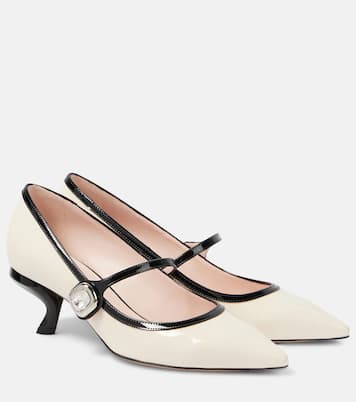 Pumps Mary Jane Virgule 55 in vernice | Roger Vivier