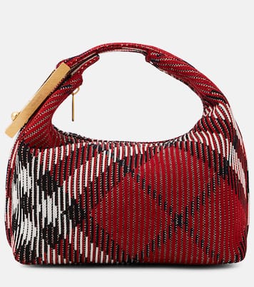 Tote Peg Small aus Jacquard | Burberry