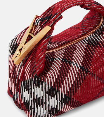 Tote Peg Small aus Jacquard | Burberry