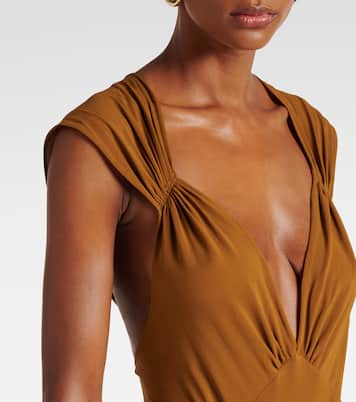 Body in mussola di misto seta | Saint Laurent