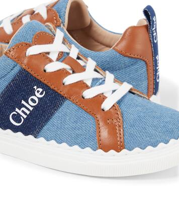 Baskets en denim | Chloé Kids