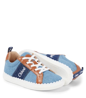 Baskets en denim | Chloé Kids