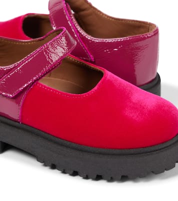 Ballerine Mary Jane in velluto con pelle | PèPè
