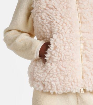 Daunenweste Wourl aus Faux Shearling | Moncler