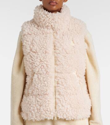Daunenweste Wourl aus Faux Shearling | Moncler