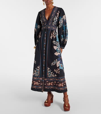Blossom Tapestry cotton midi dress | Farm Rio