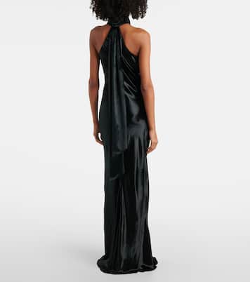 Robe Pandora aus Satin | Galvan