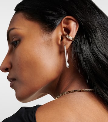 Boucle d'oreille unique Zoe en or 18 ct et diamants | Anita Ko