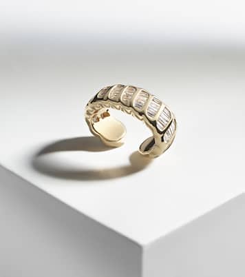 Boucle d'oreille unique Zoe en or 18 ct et diamants | Anita Ko
