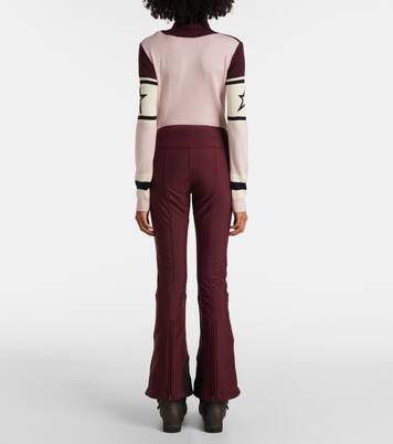 Aurora mid-rise flared ski pants | Perfect Moment