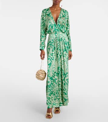 Bedrucktes Maxikleid Ilona | Poupette St Barth