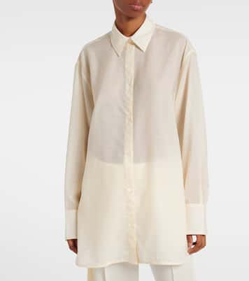 Camicia in lana trasparente | Toteme