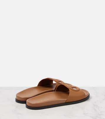 Pantoletten Gucci Cut aus Leder | Gucci