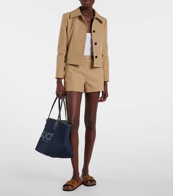 Pantoletten Gucci Cut aus Leder | Gucci