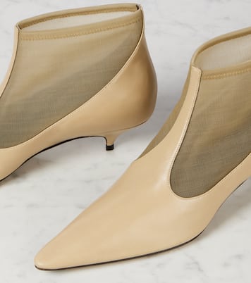 Stivaletti in pelle e mesh | The Row