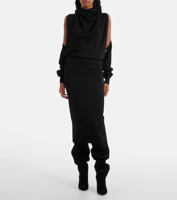 Abito midi con cut-out | Alaïa