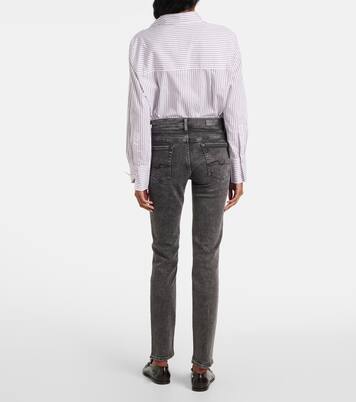 Jean skinny Roxanne à taille mi-haute | 7 For All Mankind