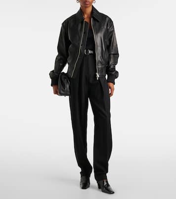 Bomber in pelle | Christopher Esber