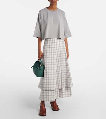 Cropped-Top aus Baumwoll-Jersey | Loewe