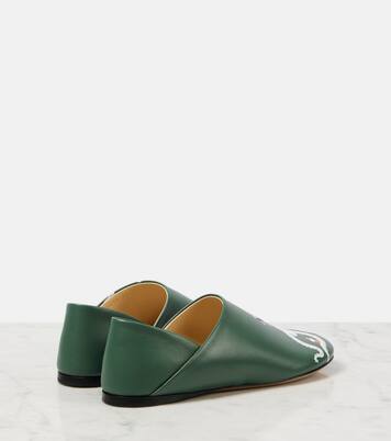 x Suna Fujita Toy leather loafers in multicoloured - Loewe x Suna Fujita Toy leather loafers in multicoloured - Loewe