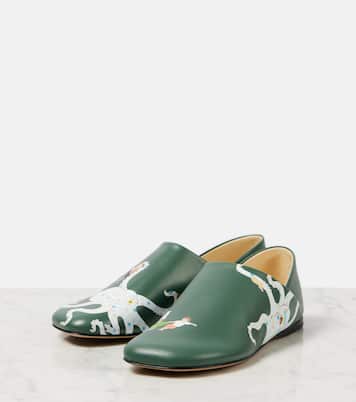 x Suna Fujita Toy leather loafers in multicoloured - Loewe x Suna Fujita Toy leather loafers in multicoloured - Loewe